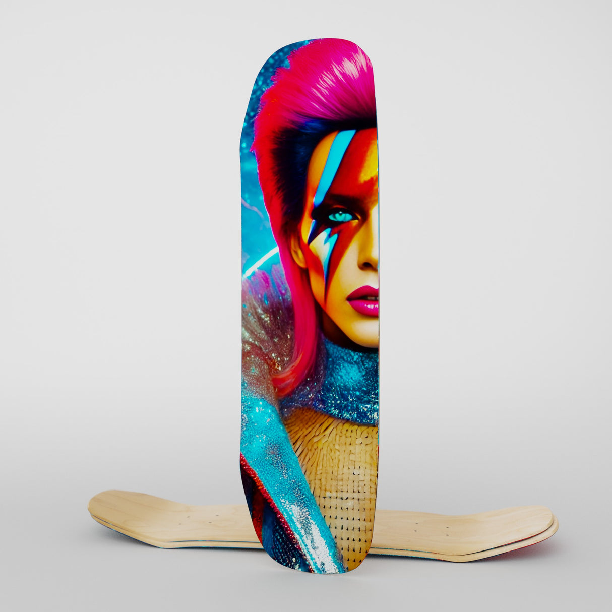 Velvet Print Skateboard Deck