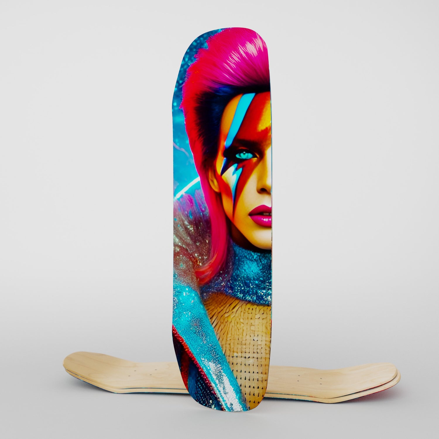 Velvet Print Skateboard Deck
