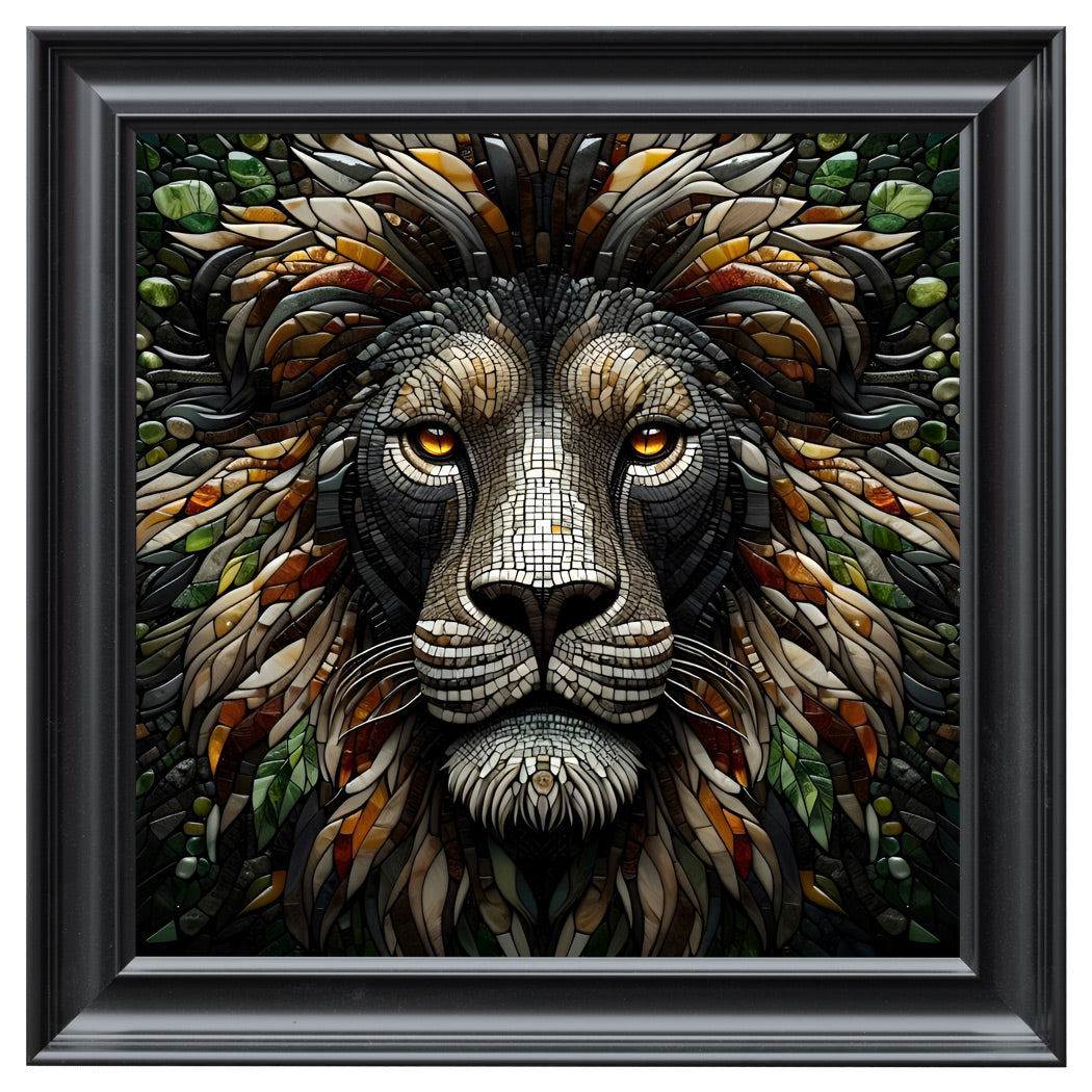 Velvet Print Framed Artwork - Tattoo Collection