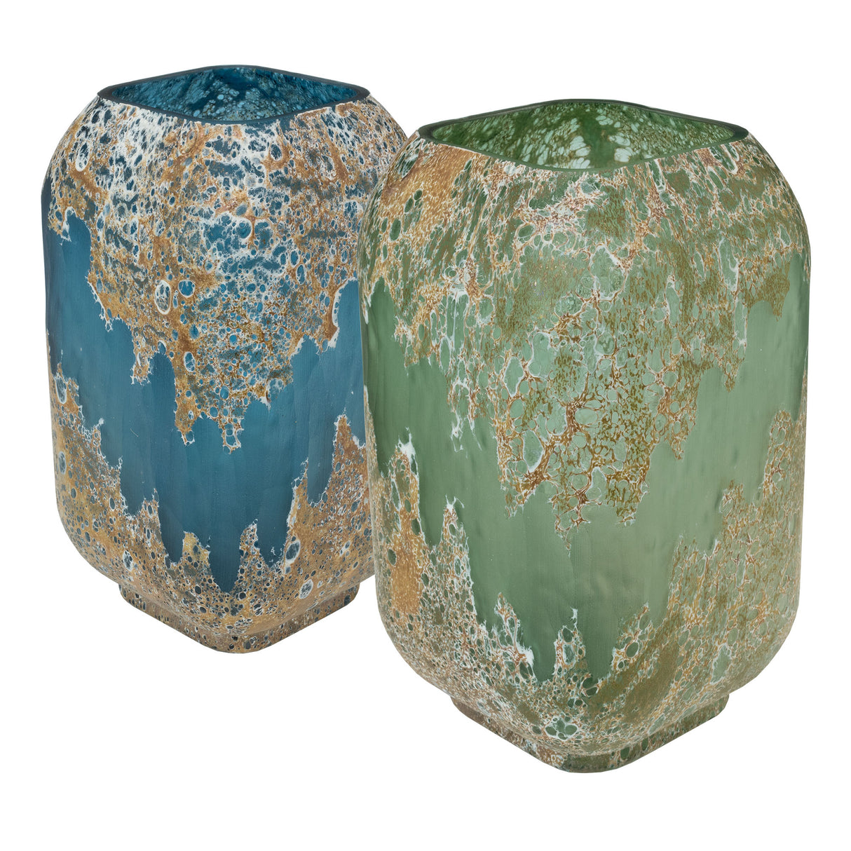 Lava Tall Glass Planter