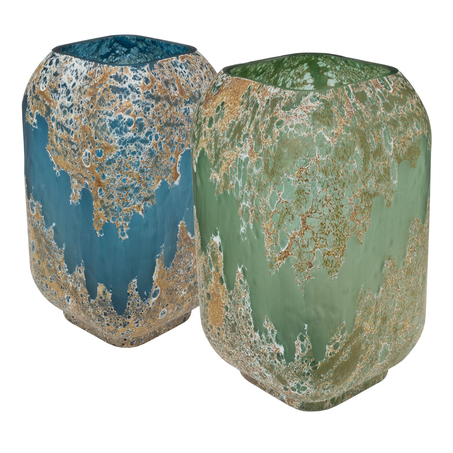 Lava Tall Glass Planter