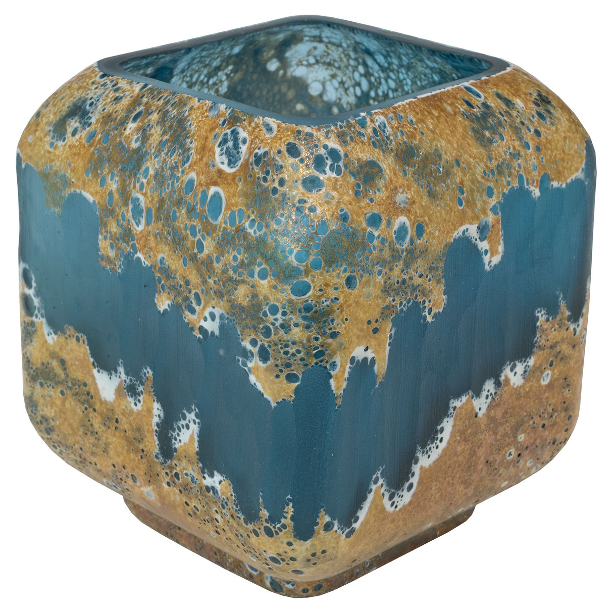 Lava Small Glass Planter