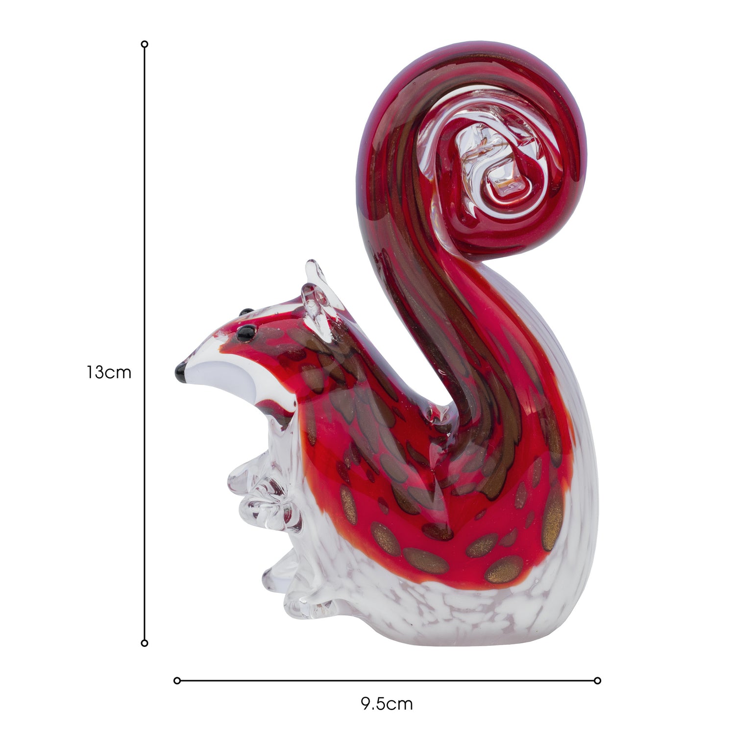 Glass Red Squirrel