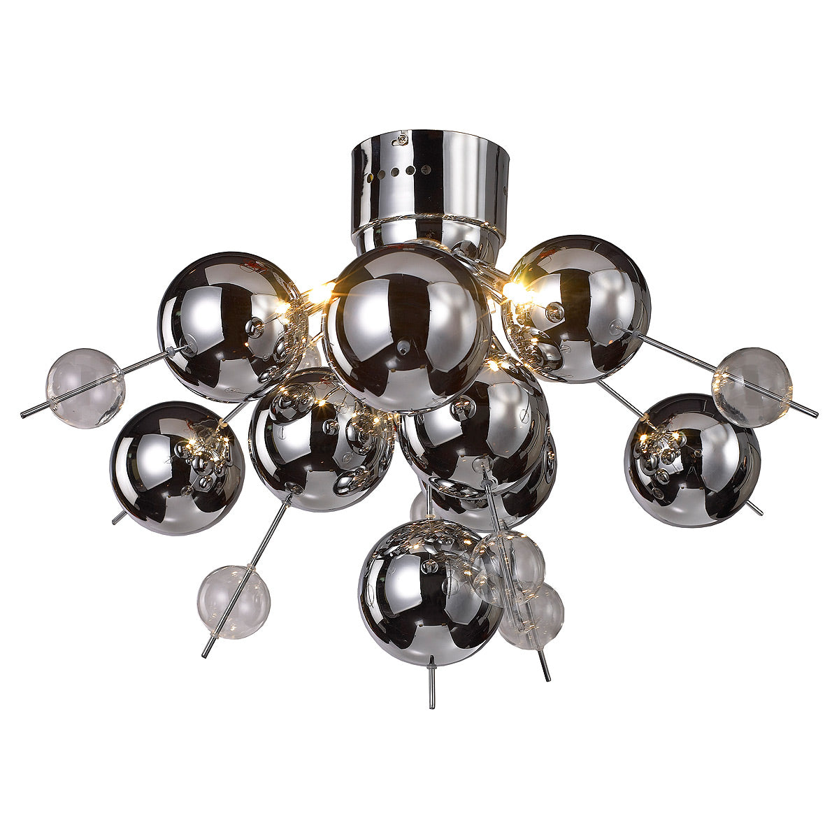 Molecular Ceiling Light (Chrome)