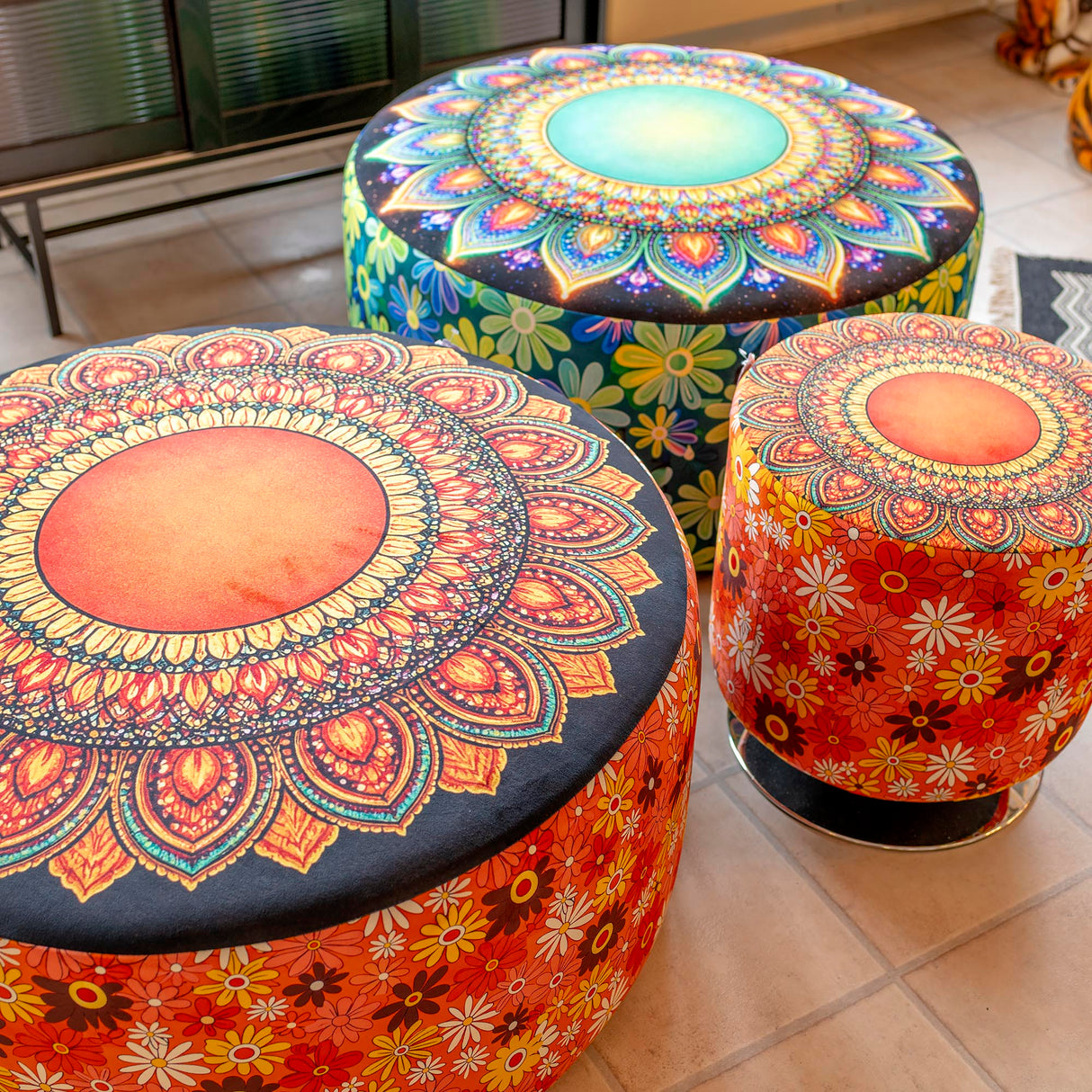 Mandala Pouffe