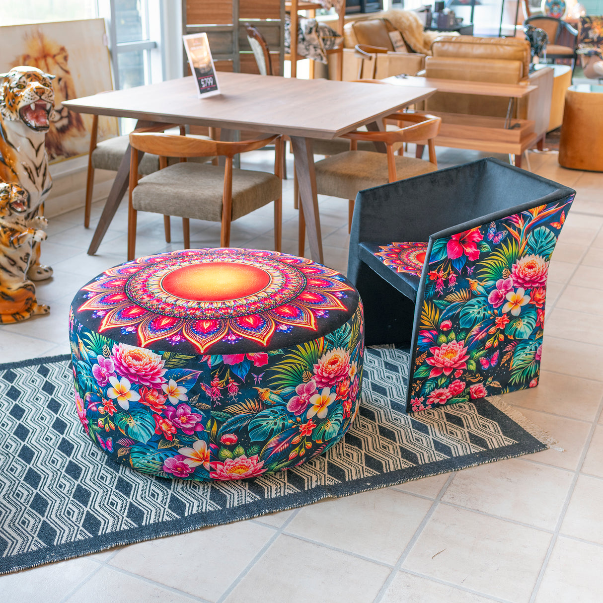 Mandala Pouffe