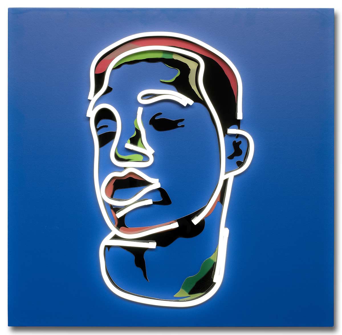 LED Face Light Up Wall Art