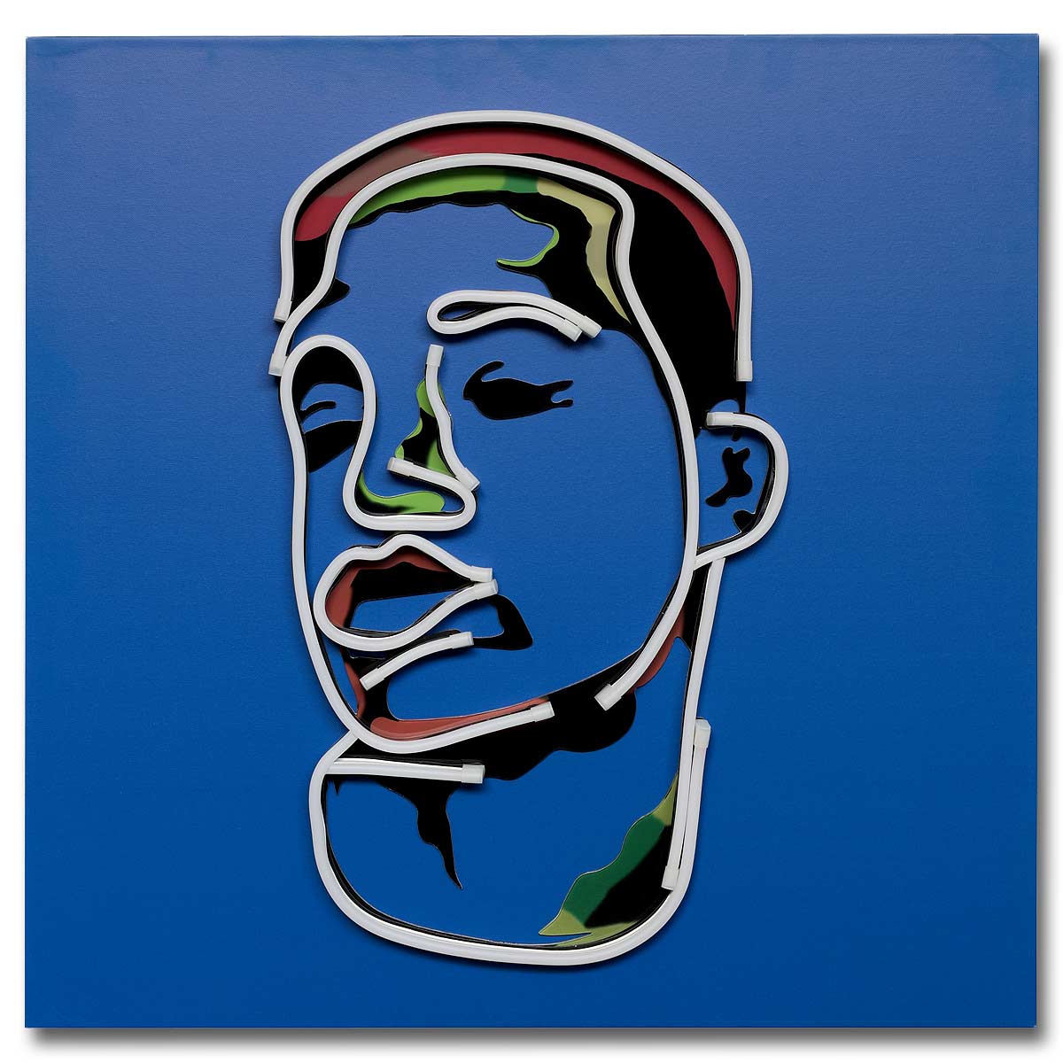 LED Face Light Up Wall Art