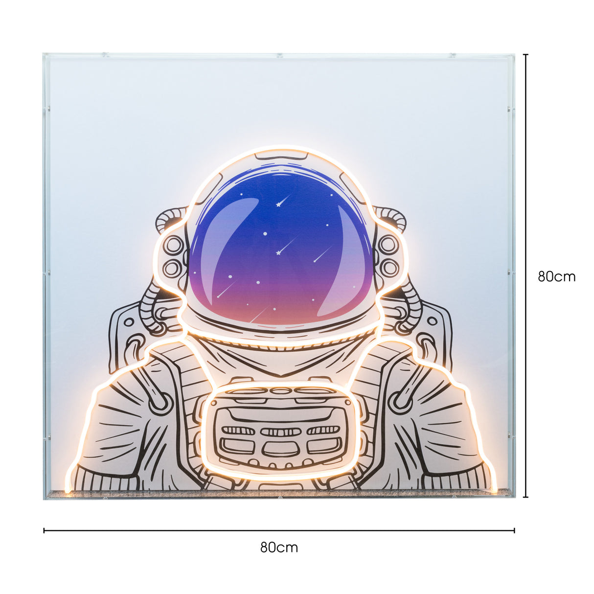 LED Astronaut Light Up Wall Art