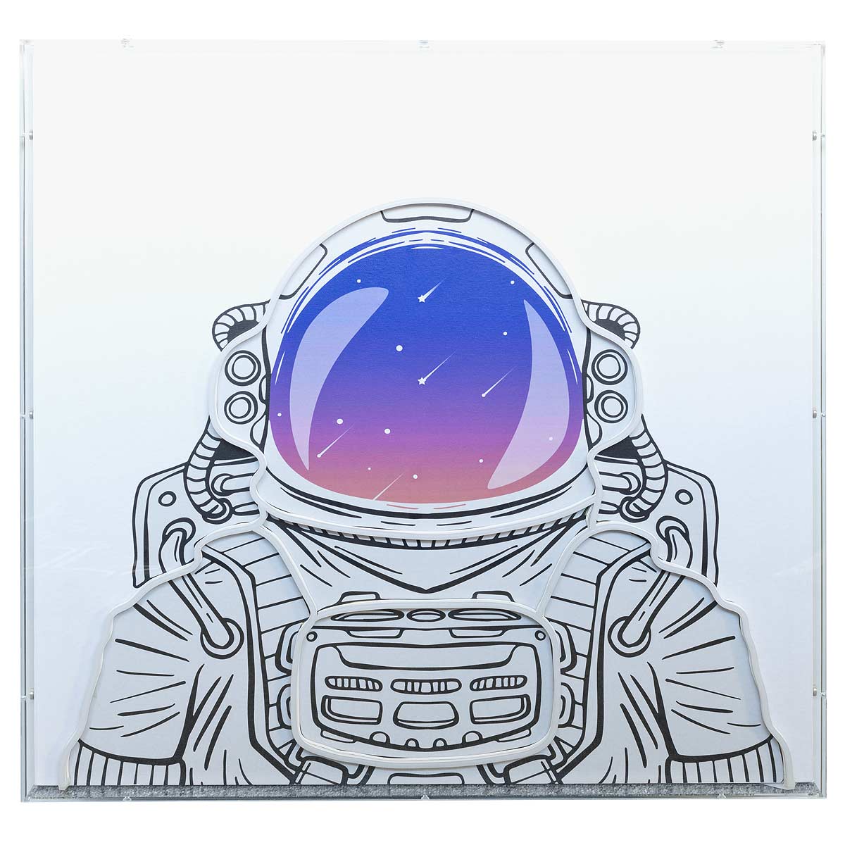 LED Astronaut Light Up Wall Art
