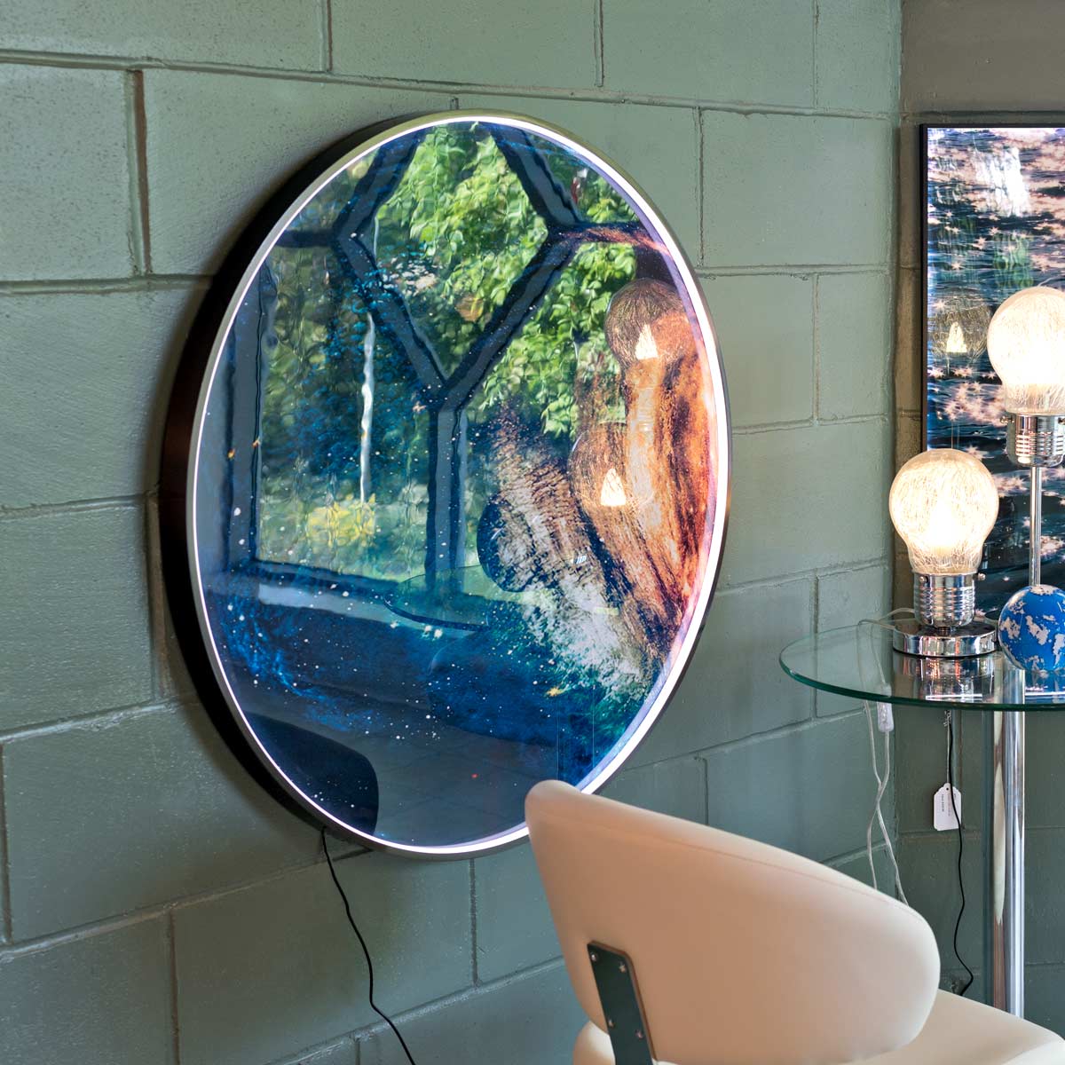 LED Wave Light Up Wall Art