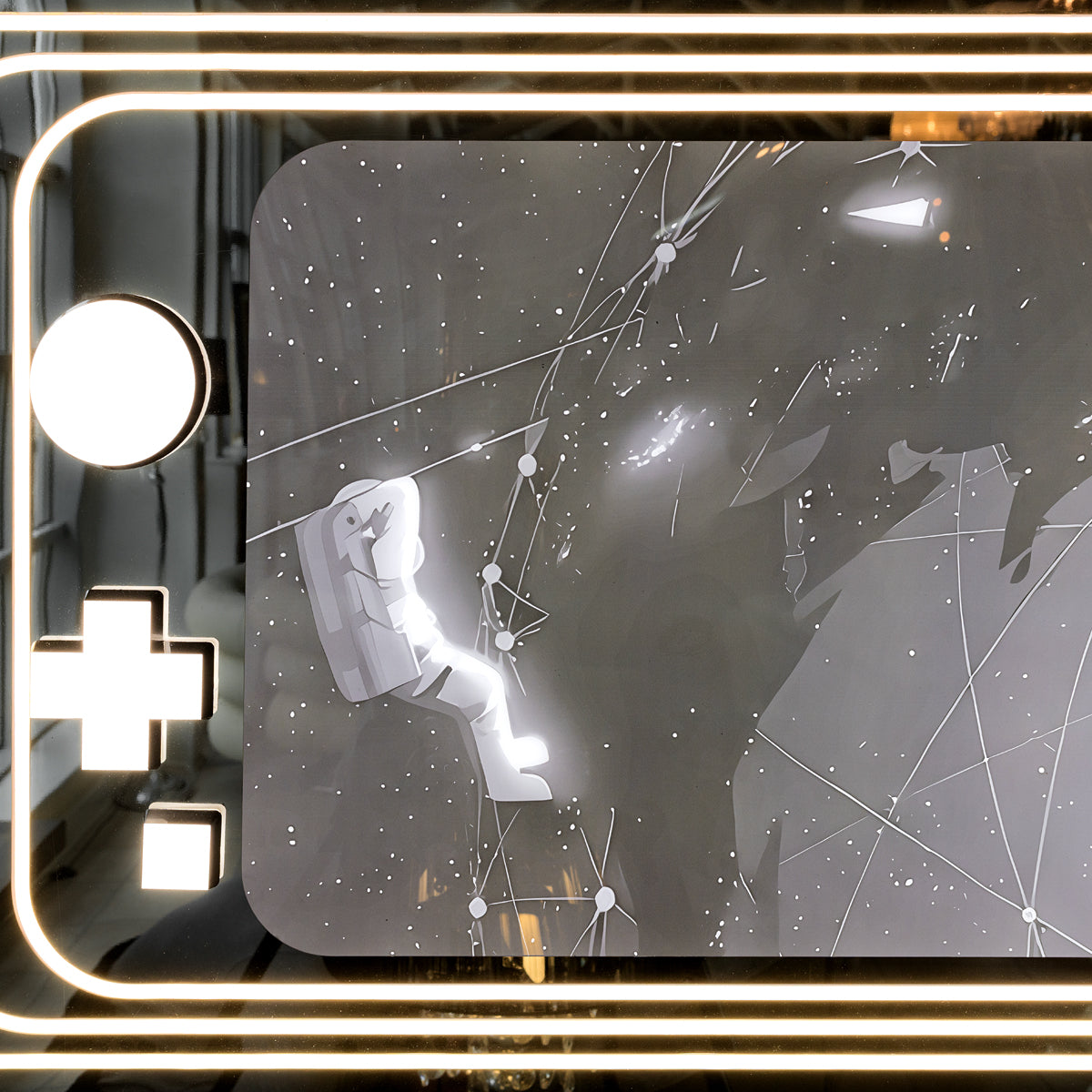 LED Space Walk Light Up Wall Art