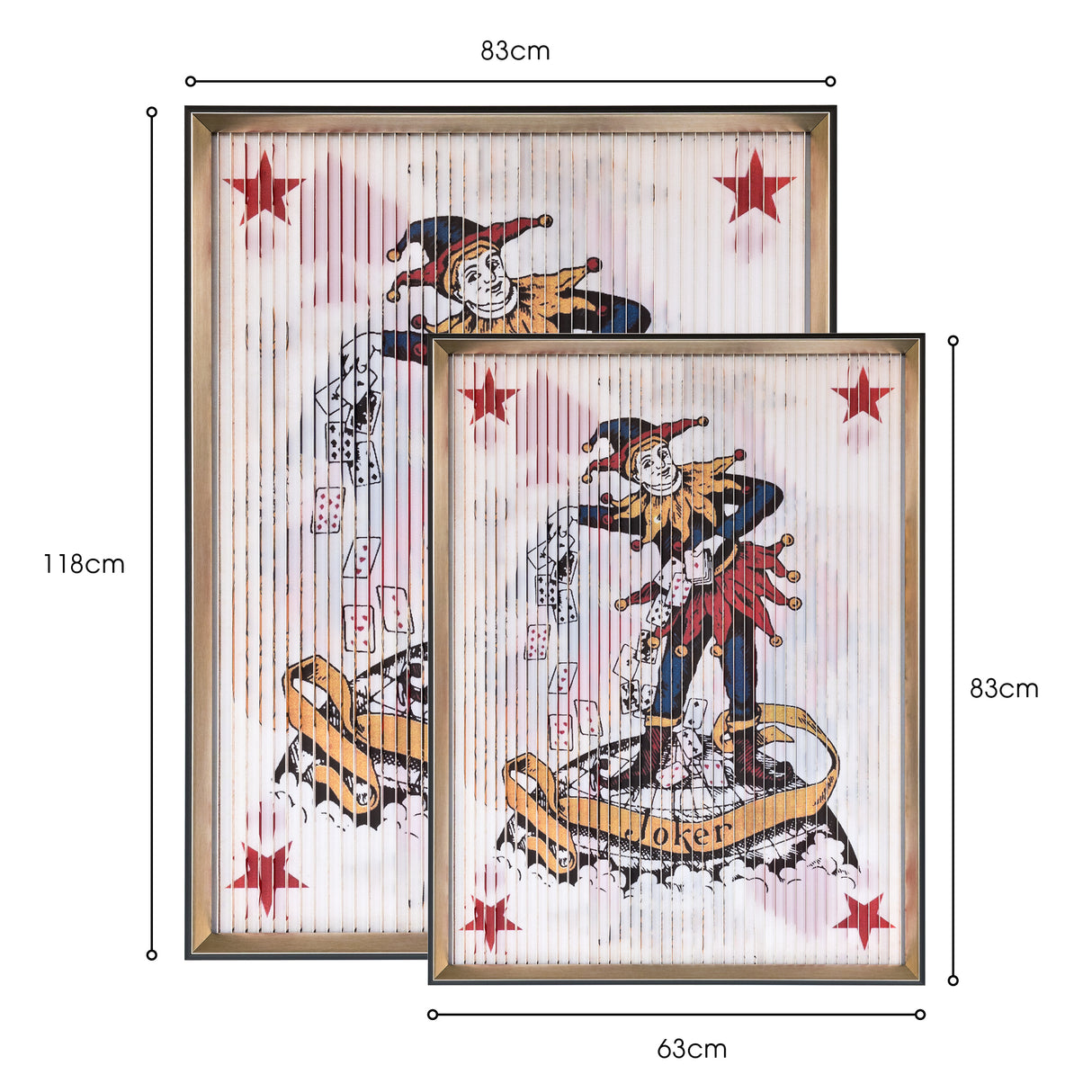 King Queen Joker Wall Art - Kinetic