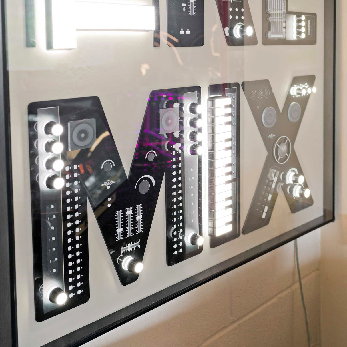 LED Remix Light Up Wall Art