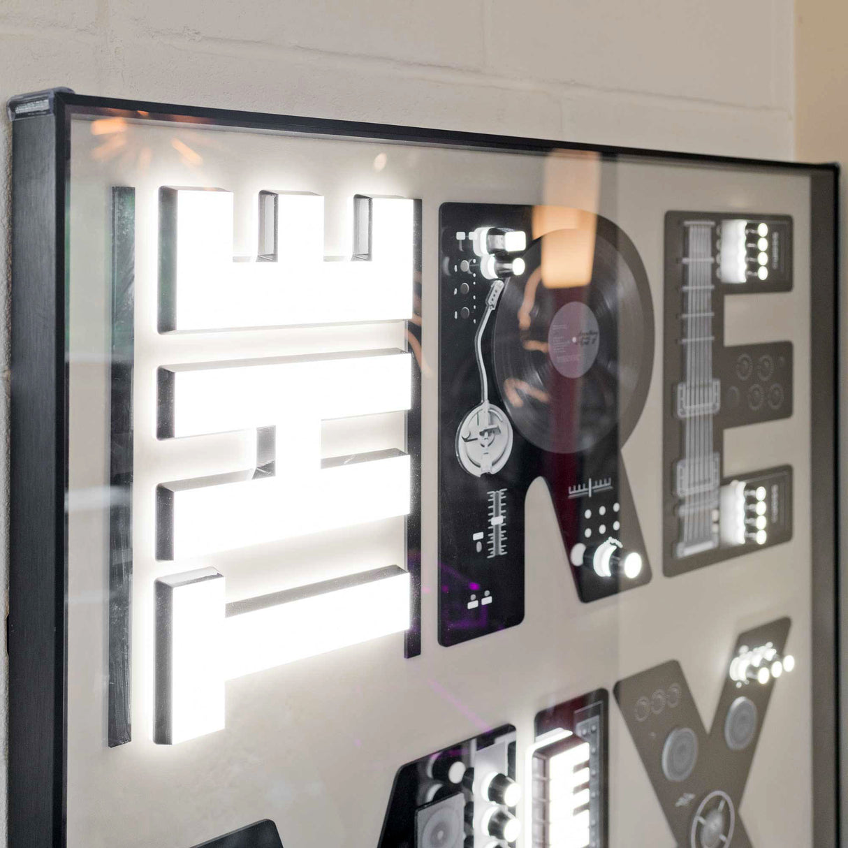 LED Remix Light Up Wall Art