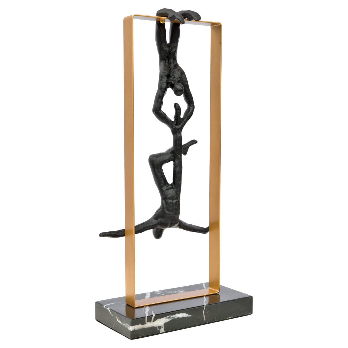 Acrobats Sculpture Back View