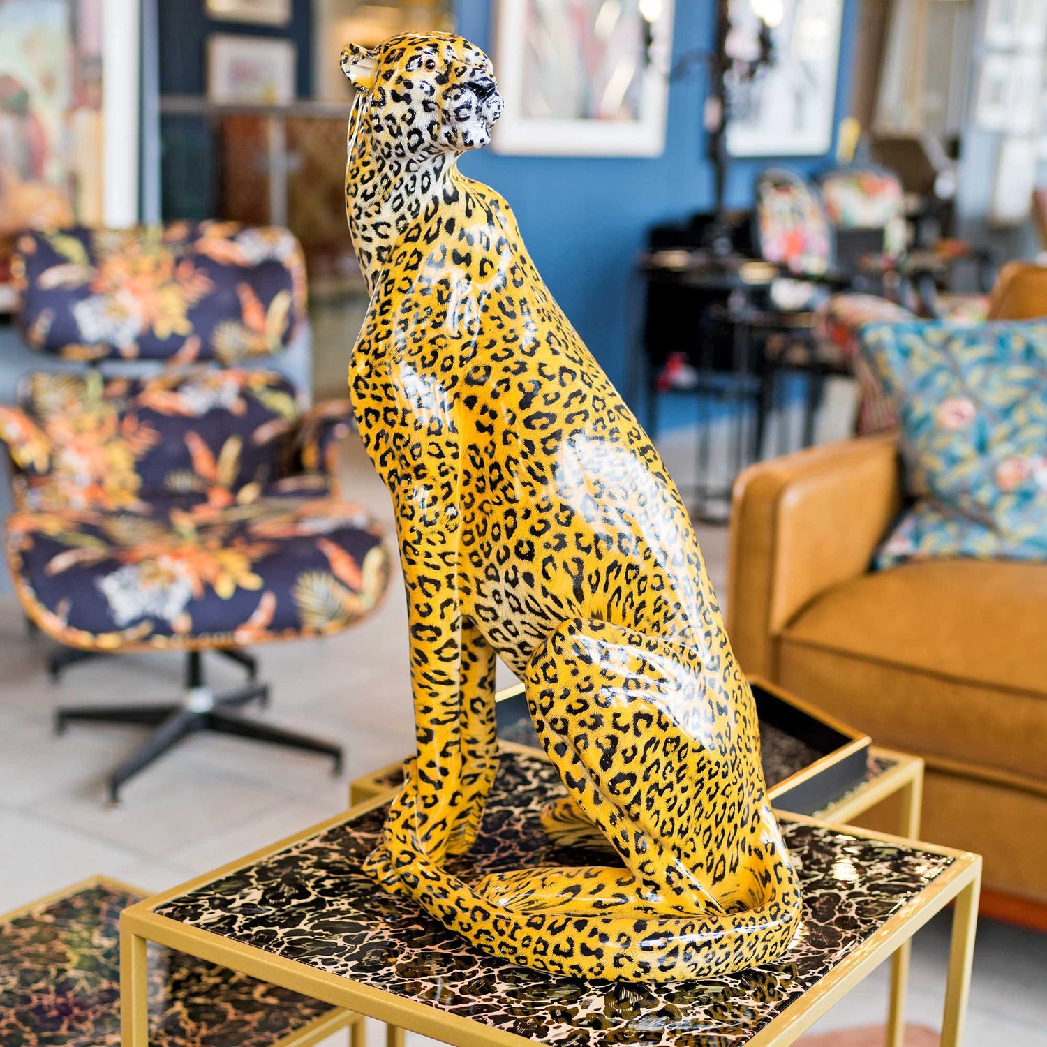 Cheetah Statue