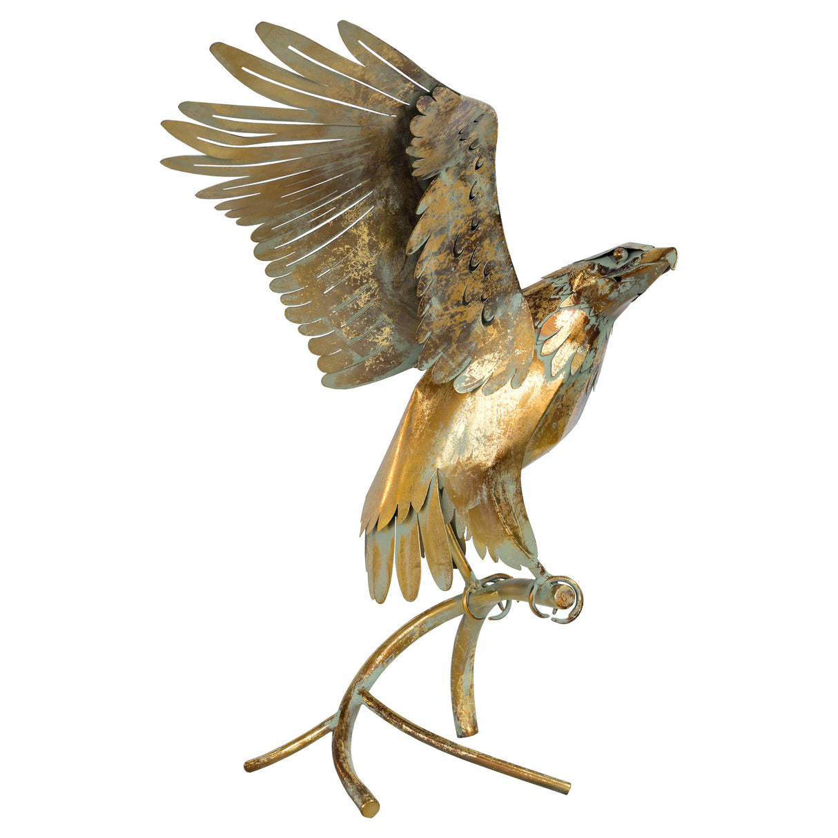 Metal Eagle Sculpture