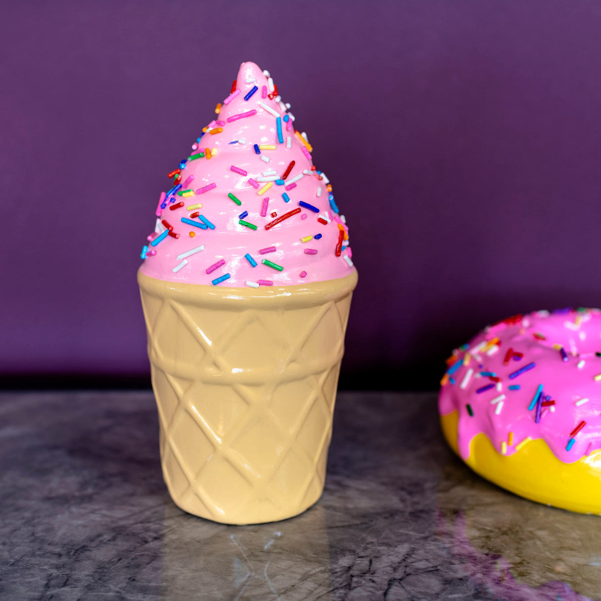 Ice Cream with Sprinkles Sculpture