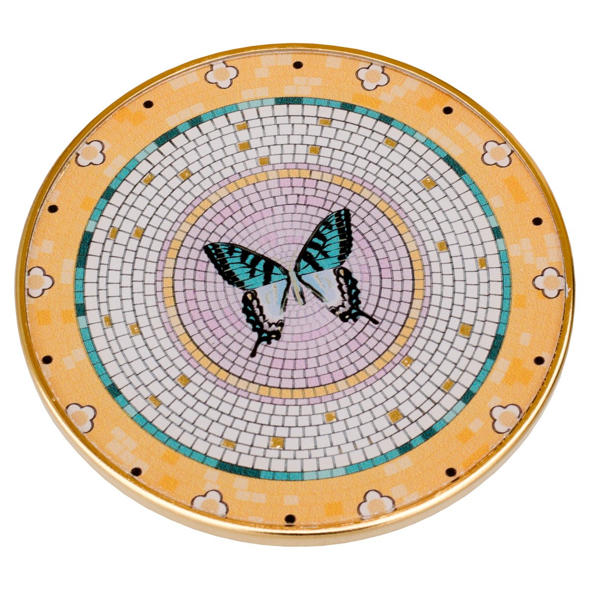 Butterfly Circular Coasters Set of 4