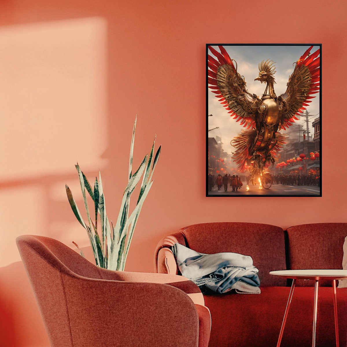 Phoenix Parade - Framed Wall Art (113cm x 85cm)