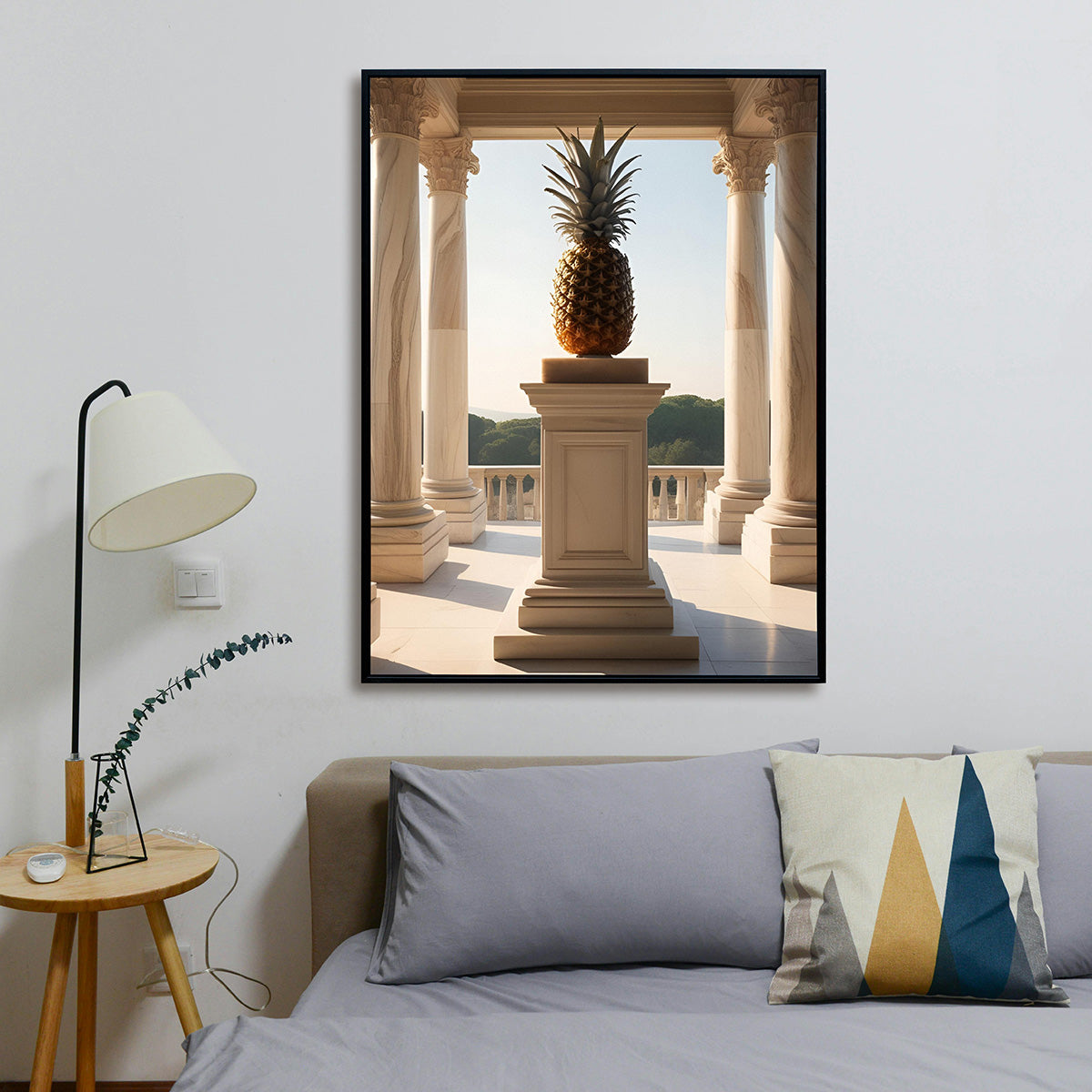 Pineapple Monument – Framed Wall Art (113cm x 85cm)