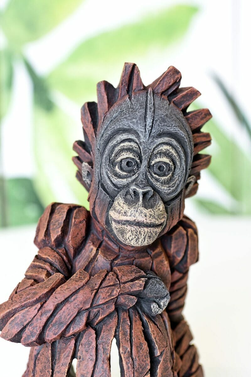 Edge Baby Orangutan Sculpture