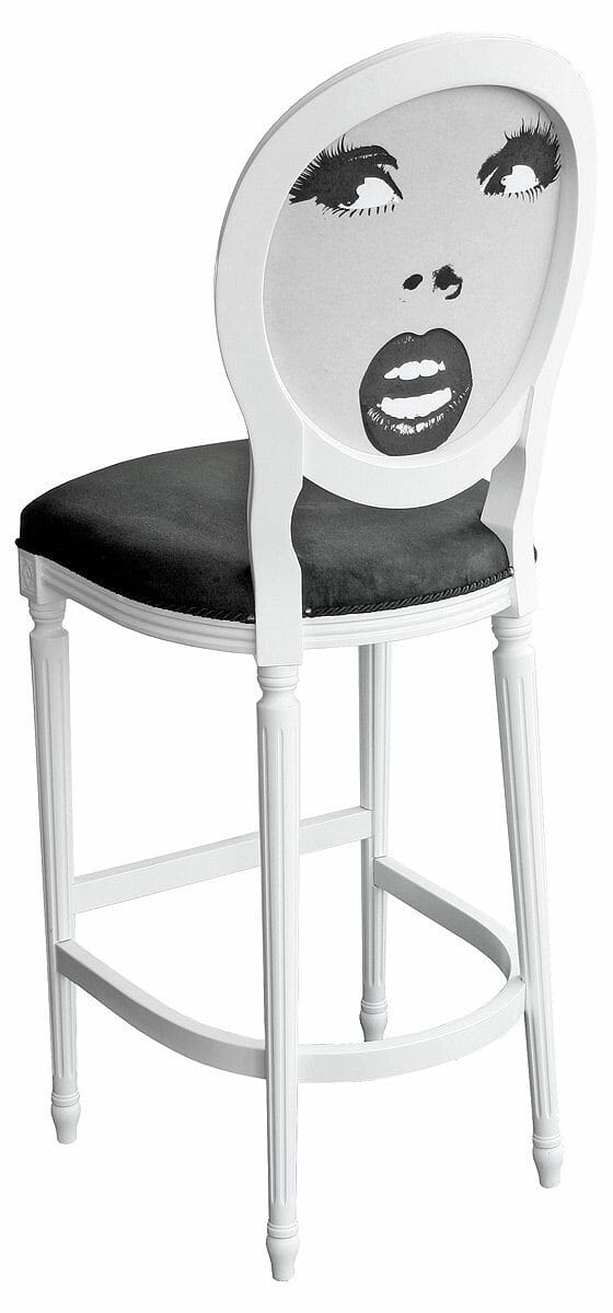 Georgian Wooden Bar Stool