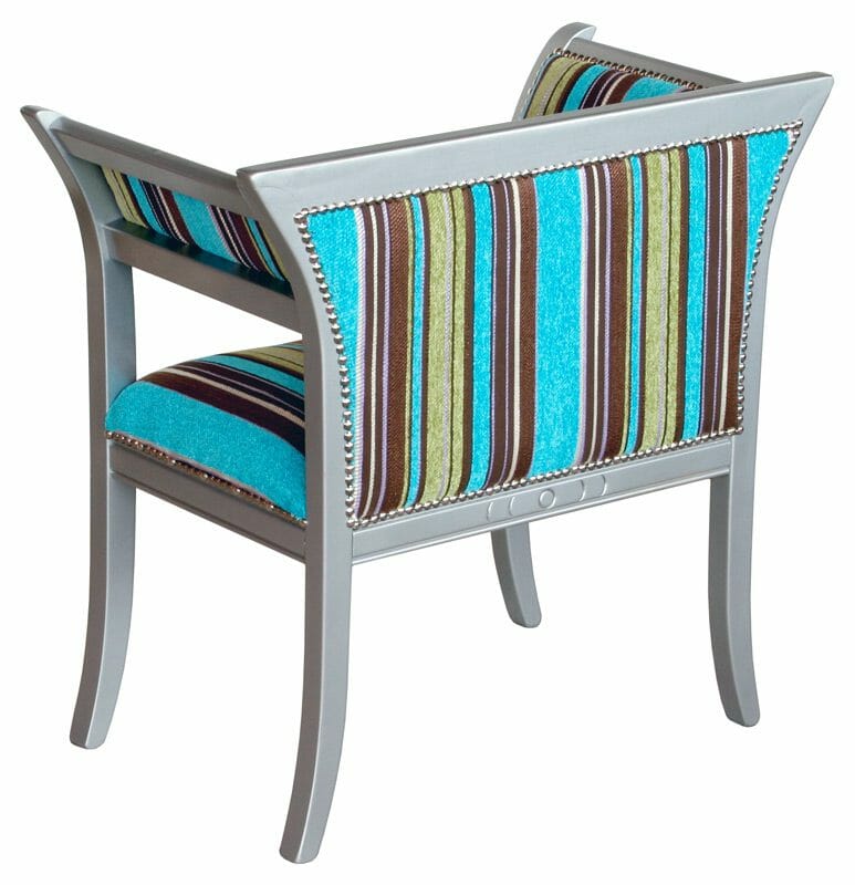 Striped Multicolour Courtier's Chair