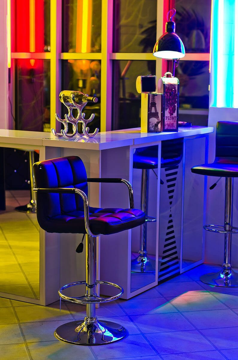 Colourful Fluorescent Neon Tube Lights