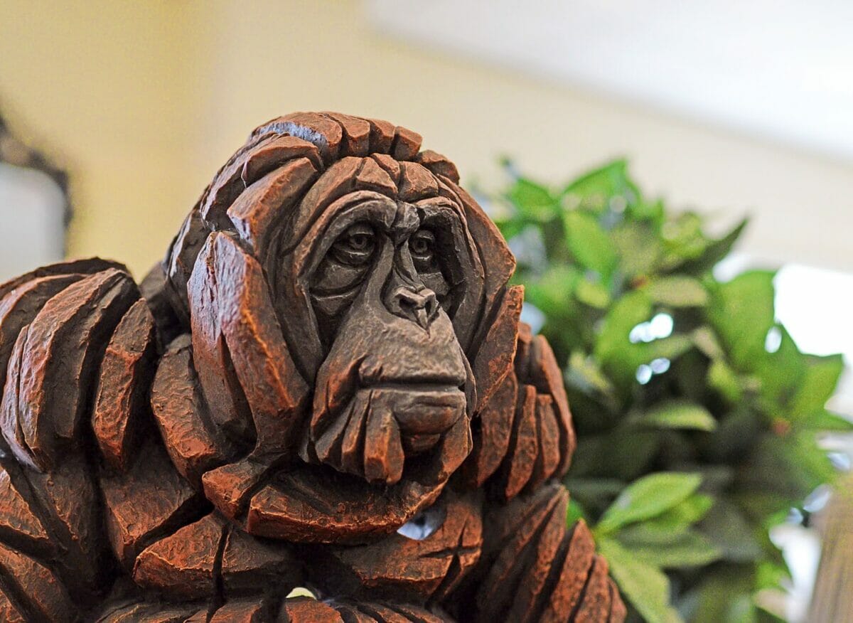 Edge Orangutan Sculpture