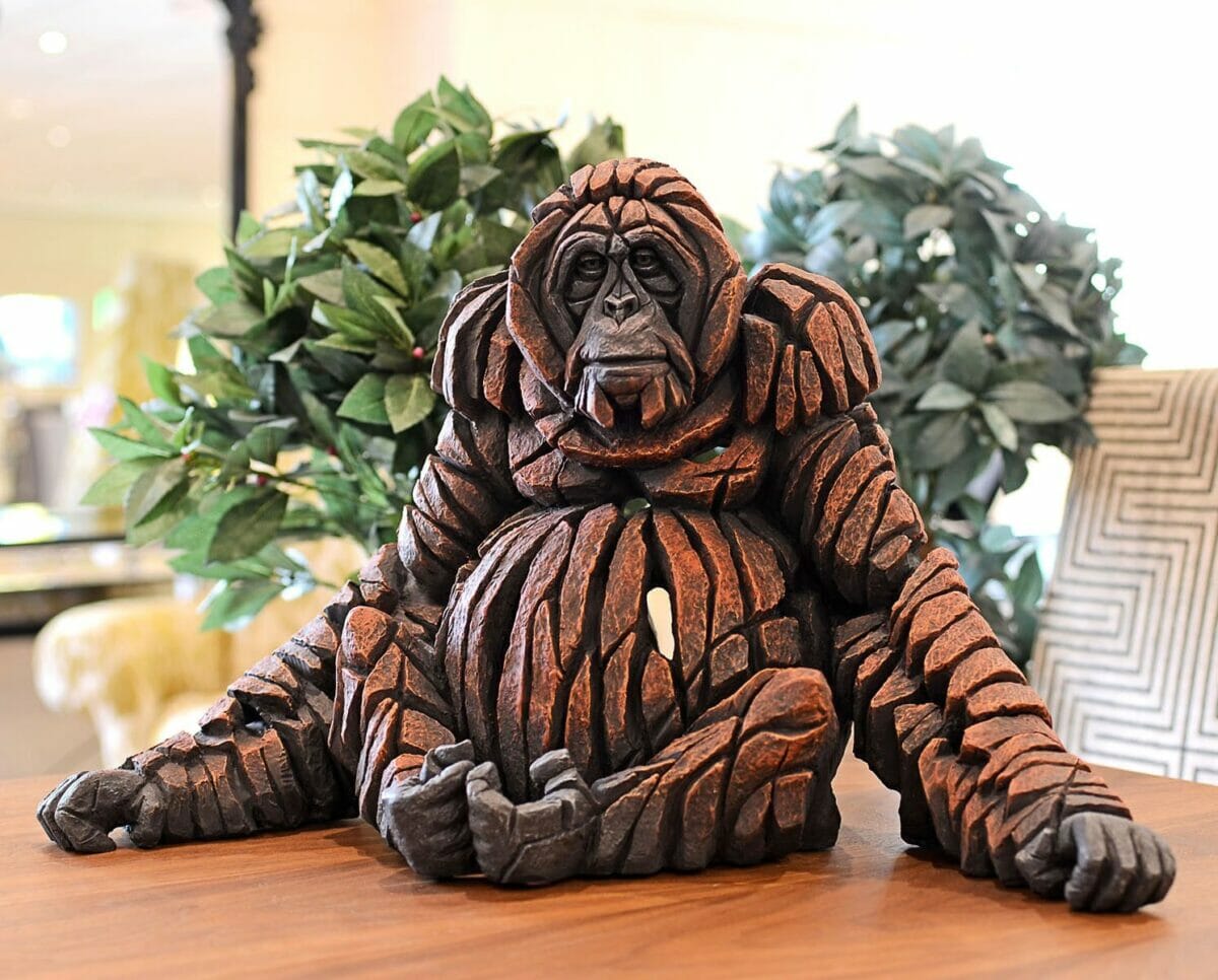 Edge Orangutan Sculpture