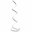Chrome Spiral LED Floor Lamp
