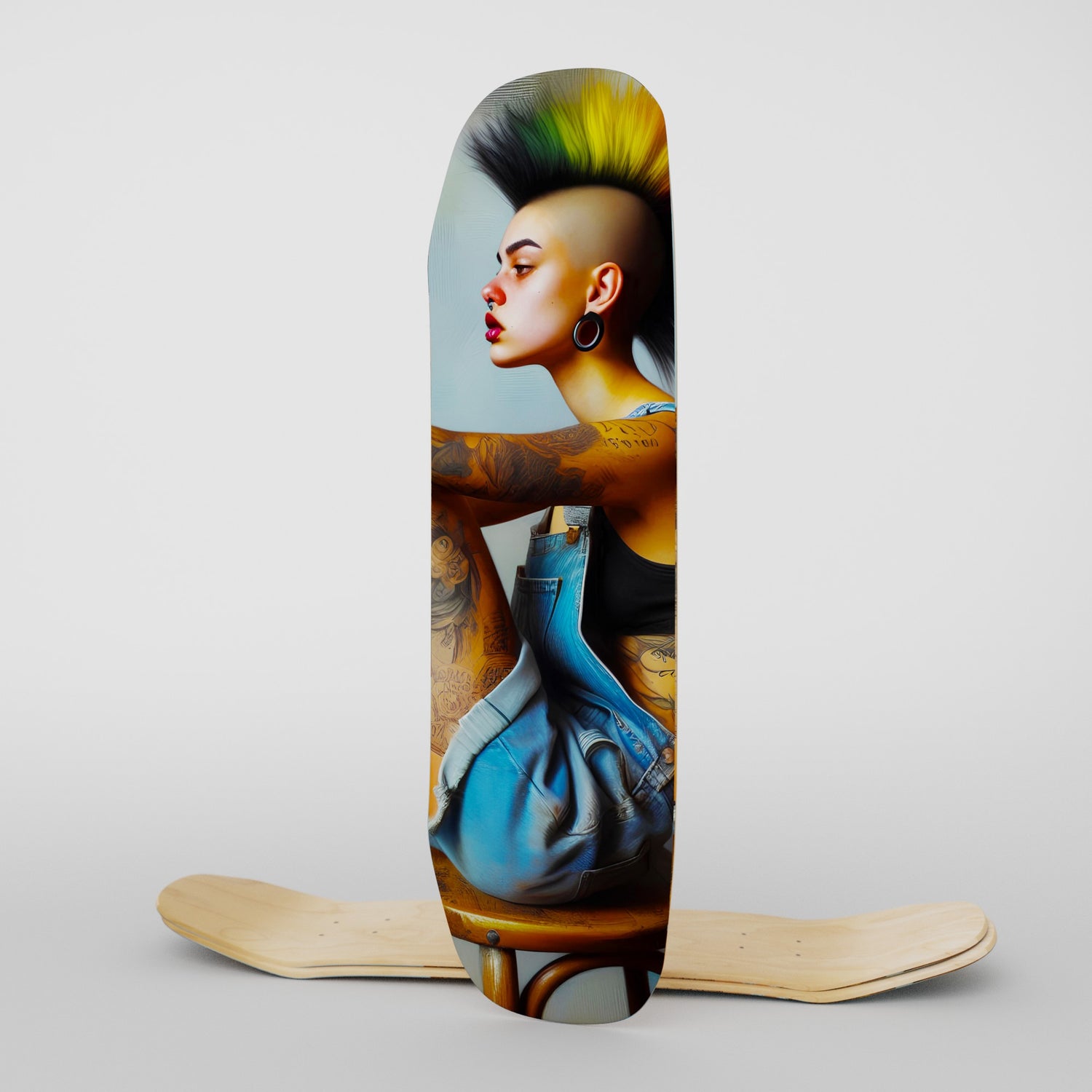 Velvet Print Skateboard Deck