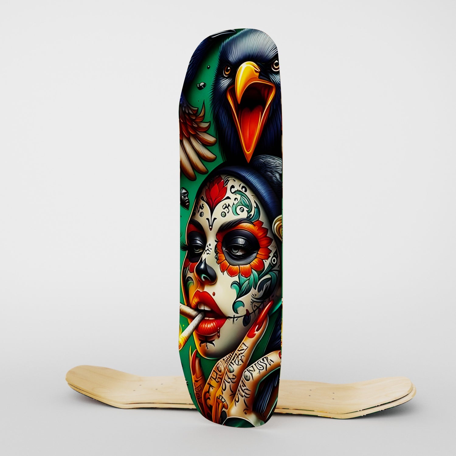 Velvet Print Skateboard Deck