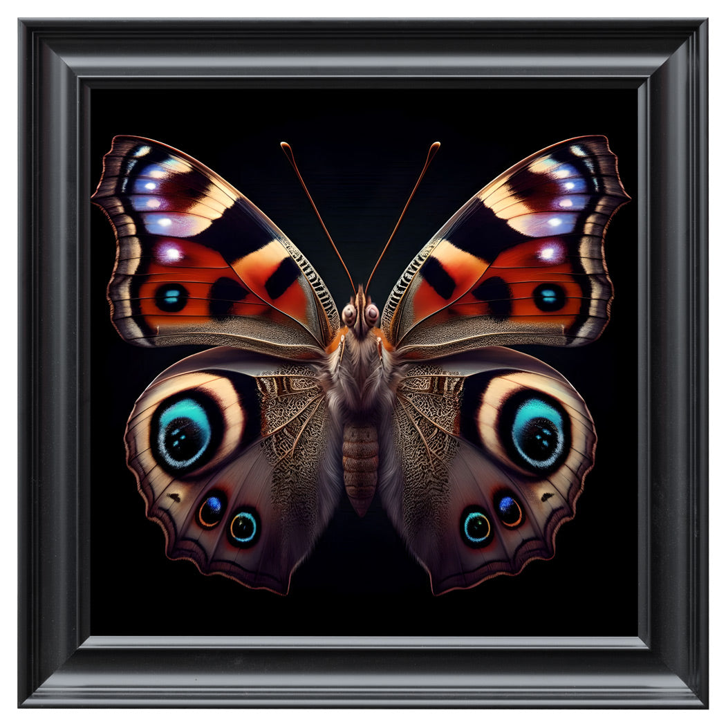 Velvet Print Framed Artwork - Tattoo Collection