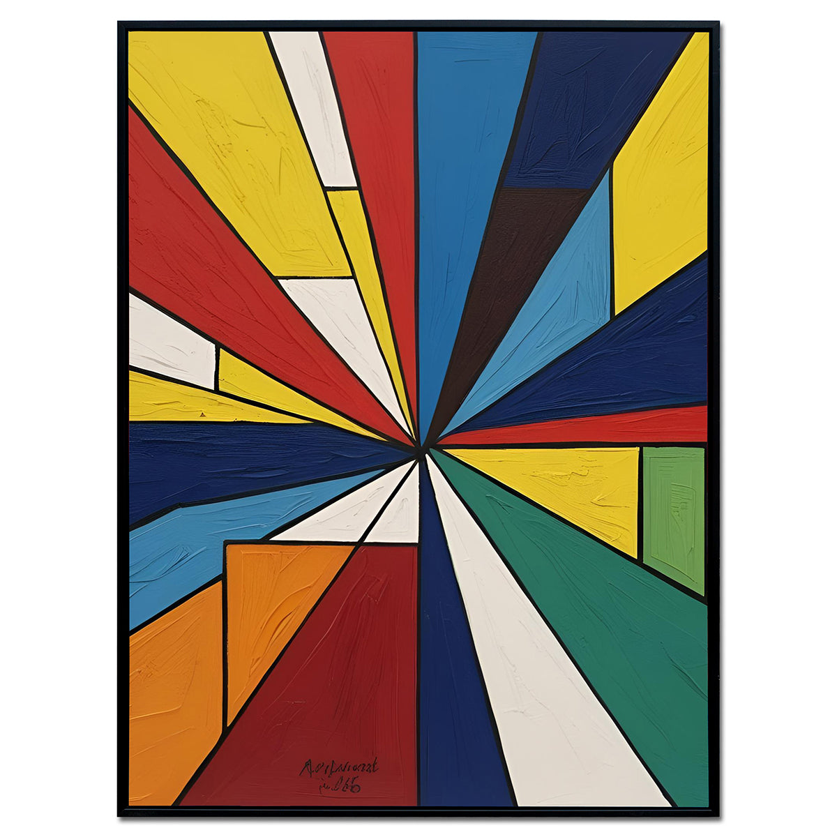 Solar Burst - Framed Wall Art (113cm x 85cm)
