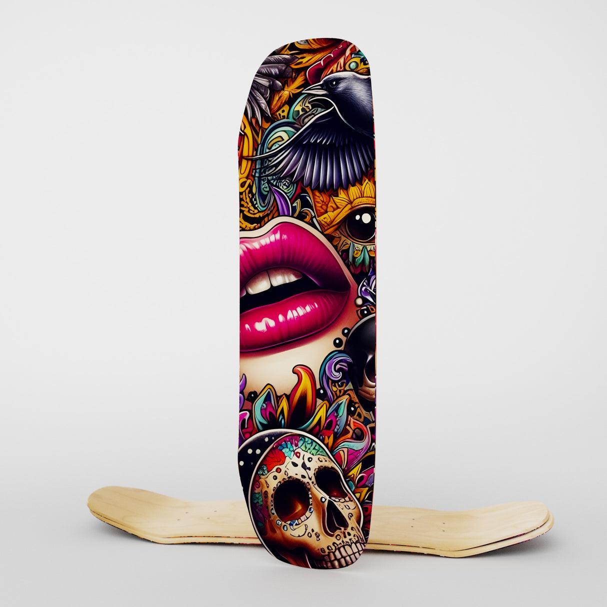 Velvet Print Skateboard Deck