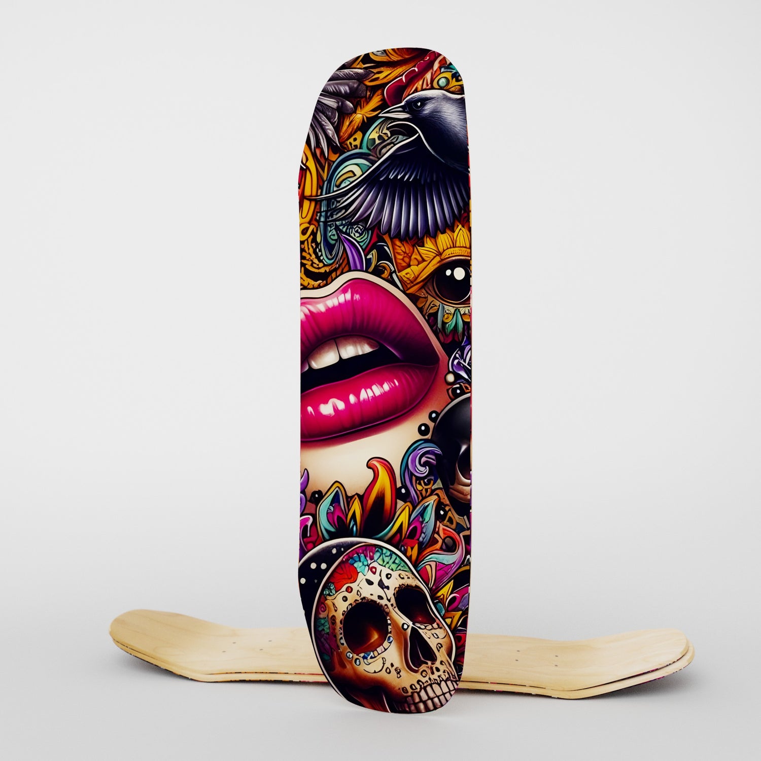 Velvet Print Skateboard Deck
