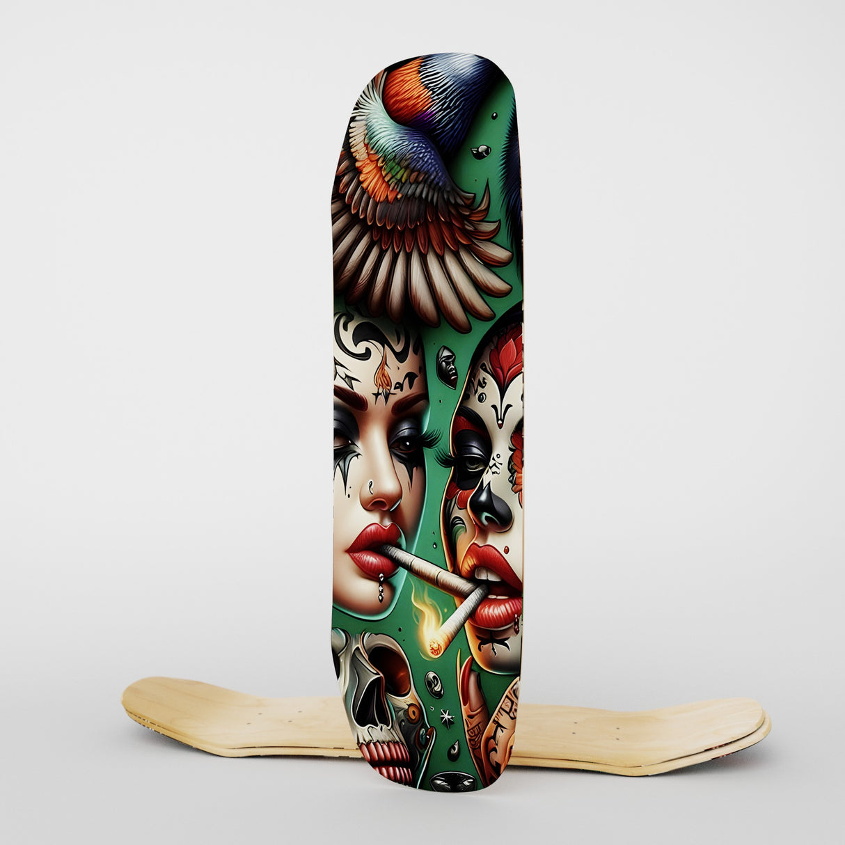Velvet Print Skateboard Deck