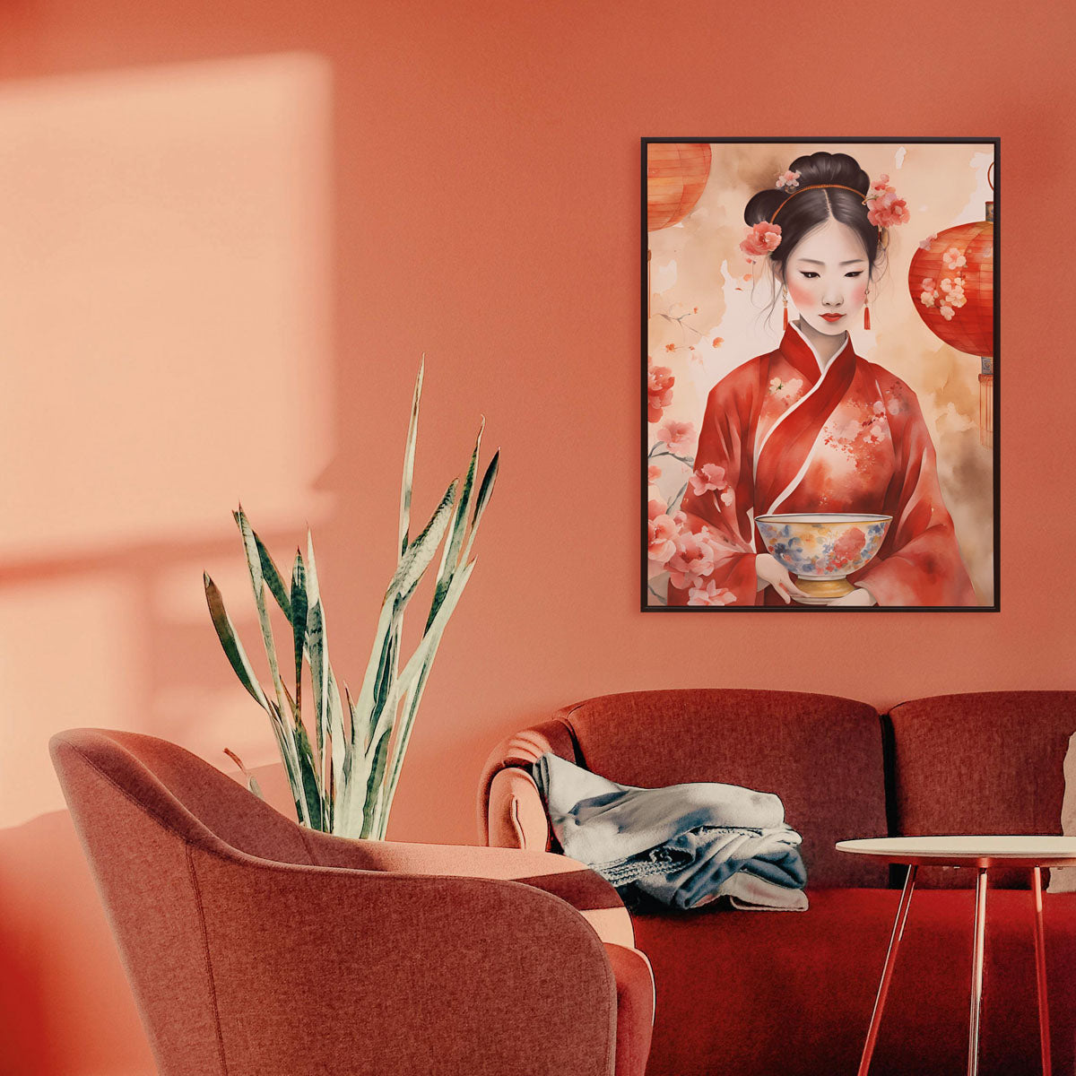 Blossom Grace - Framed Wall Art (113cm x 85cm)