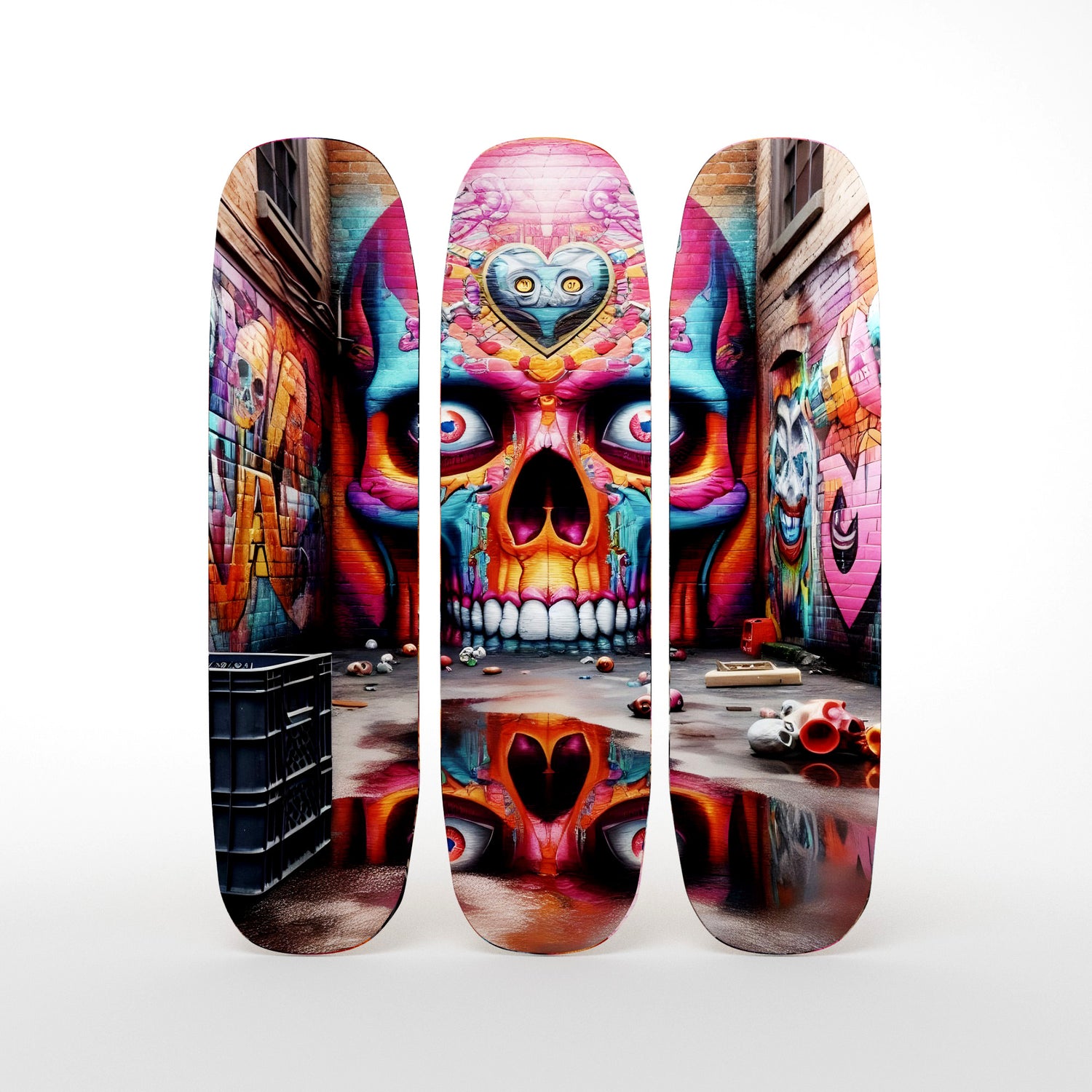 Velvet Print Skateboard Deck