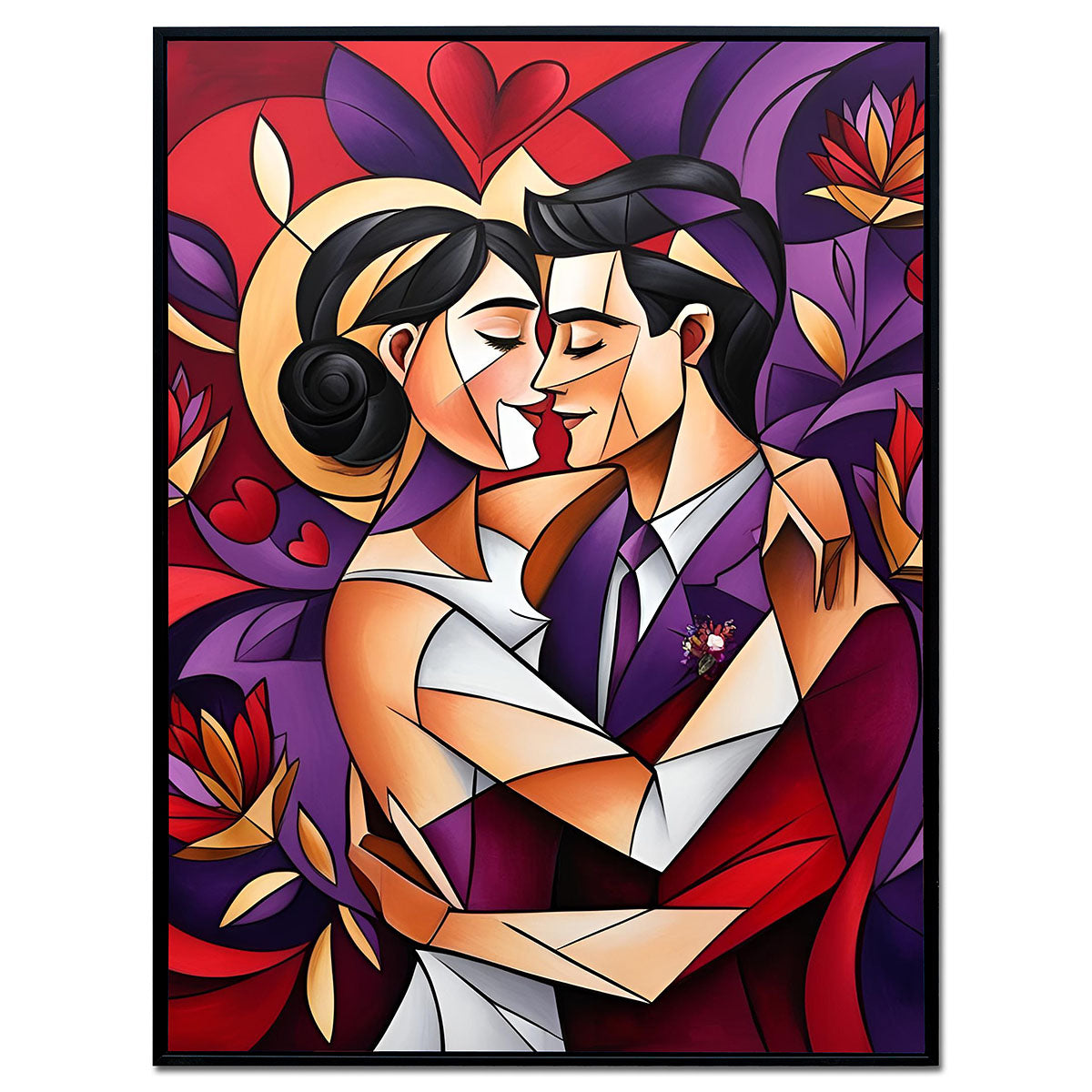 Eternal Embrace - Framed Wall Art (113cm x 85cm)