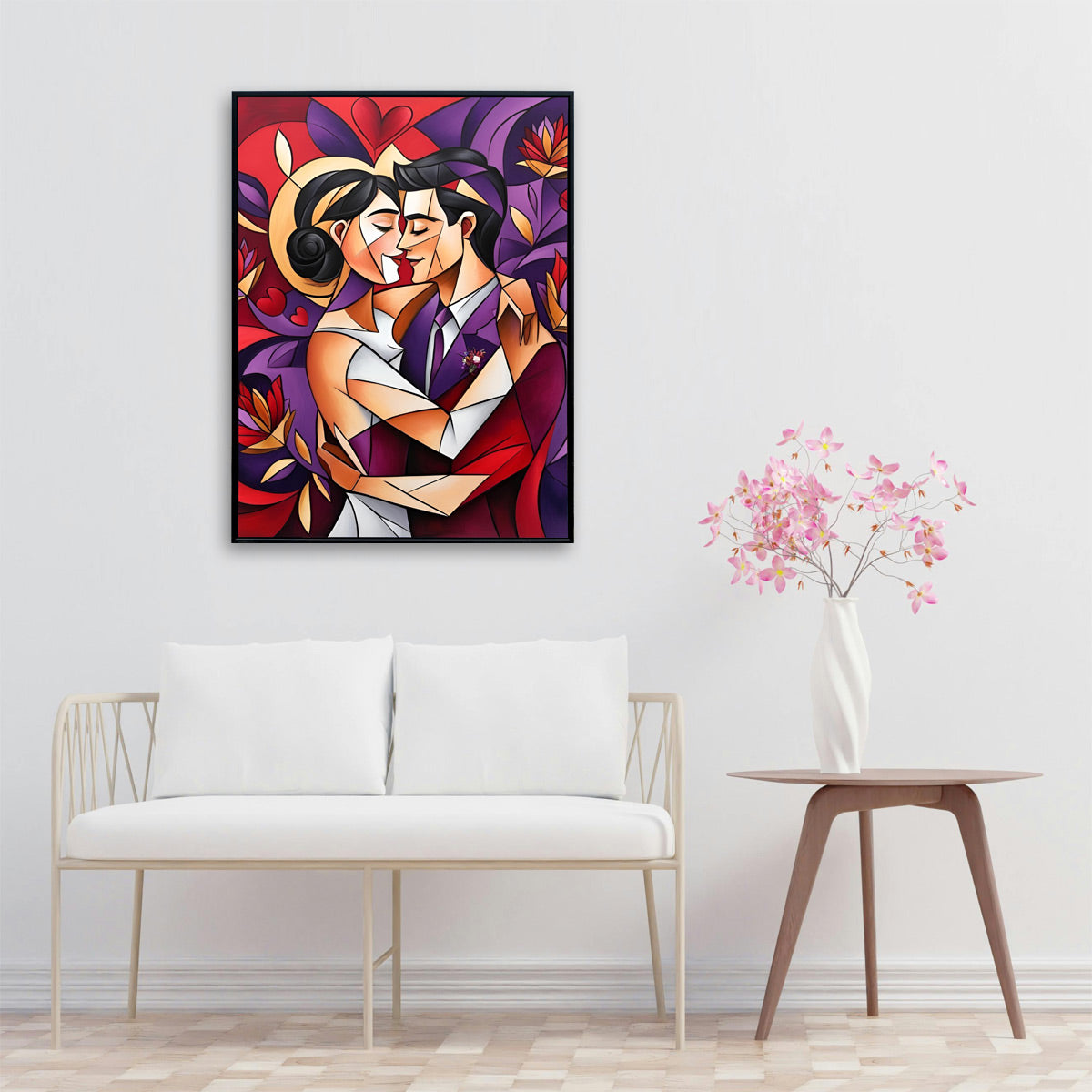 Eternal Embrace - Framed Wall Art (113cm x 85cm)