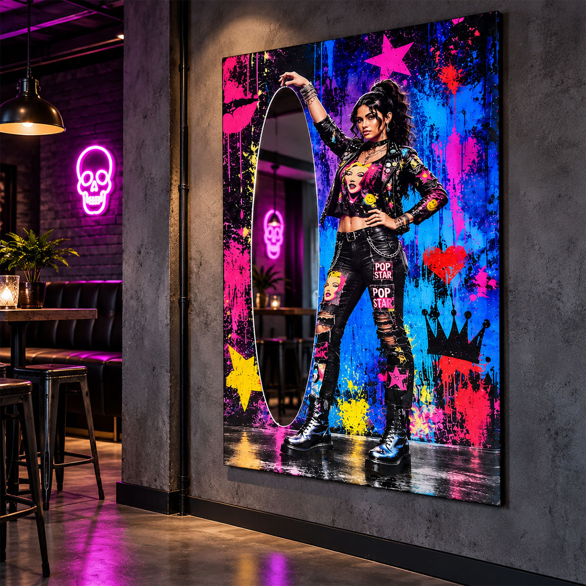 Velvet Illusion Mirror