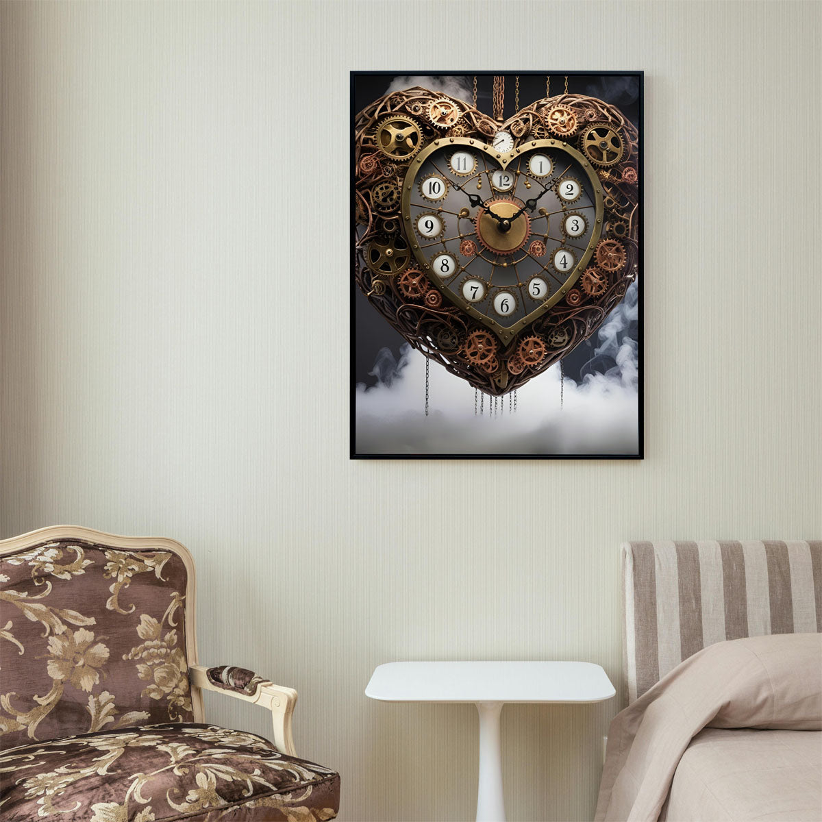 Heart of Time - Framed Wall Art (113cm x 85cm)
