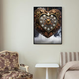 Heart of Time - Framed Wall Art (113cm x 85cm)