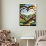 Pathway to Serenity - Framed Wall Art (113cm x 85cm)