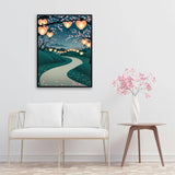 Lanterns - Framed Wall Art (113cm x 85cm)