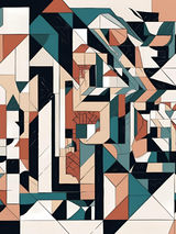 Architectural Form - Framed Wall Art (113cm x 85cm)